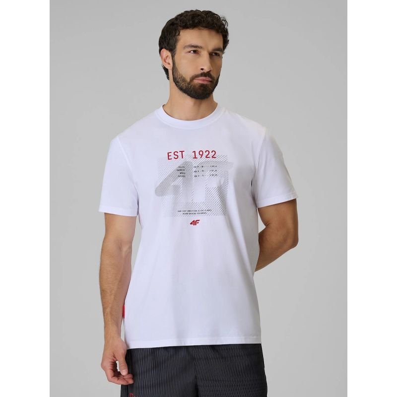 lupin-wear-ca-men-s-regular-printed-t-shirt-4f-4frss26ttshm4039-10s-3157879 Mens regular printed T-shirt 4F 4FRSS26TTSHM4039-10S - Image 1