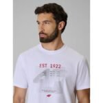 Mens regular printed T-shirt 4F 4FRSS26TTSHM4039-10S - Image 4