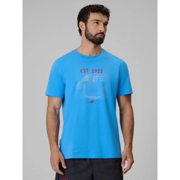 Mens regular printed T-shirt 4F 4FRSS26TTSHM4039-33S