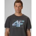 Mens regular printed T-shirt 4F 4FRSS26TTSHM4295-22S - Image 4