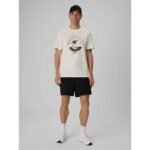 Mens regular printed T-shirt 4F 4FRSS26TTSHM4298-11S - Image 4