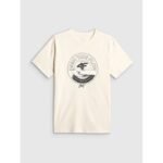 Mens regular printed T-shirt 4F 4FRSS26TTSHM4298-11S - Image 5
