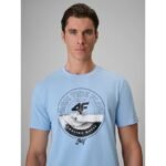 Mens regular printed T-shirt 4F 4FRSS26TTSHM4298-34S - Image 4