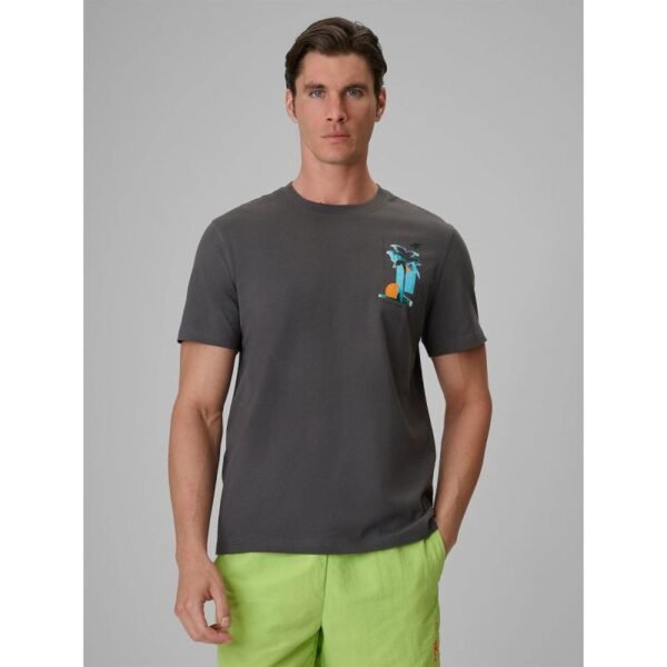 Mens regular printed T-shirt 4F 4FRSS26TTSHM4301-22S