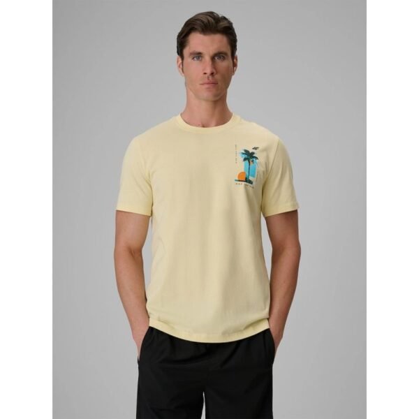 Mens regular printed T-shirt 4F 4FRSS26TTSHM4301-73S