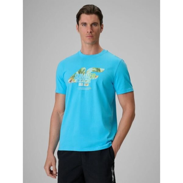 Mens regular printed T-shirt 4F 4FRSS26TTSHM4305-33S