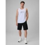 Mens regular sleeveless T-shirt with print 4F 4FRSS26TSLEM331-10S - Image 3