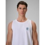 Mens regular sleeveless T-shirt with print 4F 4FRSS26TSLEM366-10S - Image 4