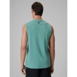 Mens relaxed sleeveless T-shirt with print 4F 4FRSS26TSLEM365-47S - Image 2