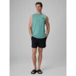 Mens relaxed sleeveless T-shirt with print 4F 4FRSS26TSLEM365-47S - Image 3