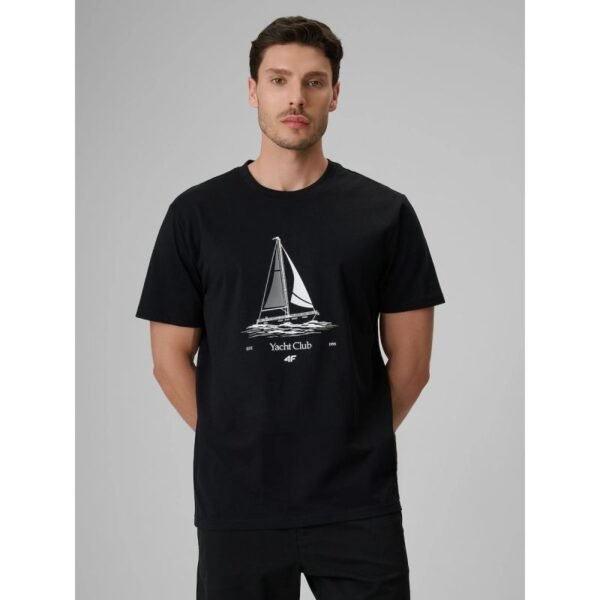Mens relaxed T-shirt with print 4F 4FRSS26TTSHM3996-20S