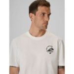 Mens relaxed T-shirt with print 4F 4FRSS26TTSHM4296-11S - Image 3