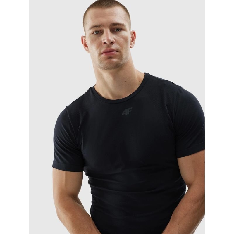 lupin-wear-ca-men-s-seamless-training-shirt-4f-4fwaw24tftsm0975-22s-2473362 Mens seamless training shirt 4F 4FWAW24TFTSM0975-22S - Image 1