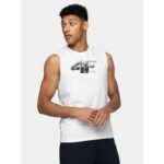 Mens sleeveless shirt 4F 4FWSS26TSLEM357-10S