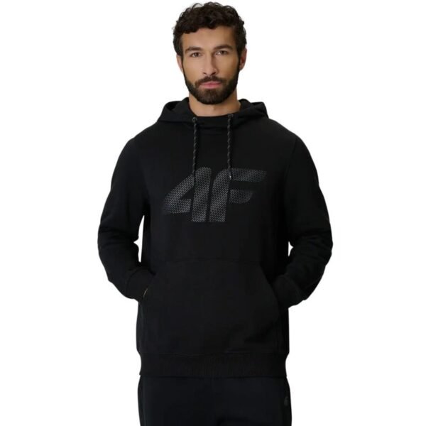 Mens sweatshirt 4F M2548 deep black 4FWMM00TSWSM2548 20S