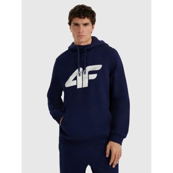 Mens sweatshirt with hood, open, 4F 4FRMM00TSWSM2477-31S