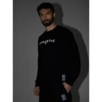 Mens sweatshirt without zipper and hood 4F 4FRAW25TSWSM2573-20S - Image 5
