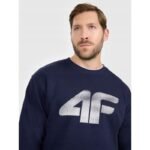 Mens sweatshirt without zipper and hood 4F 4FRMM00TSWSM2479-31S - Image 3
