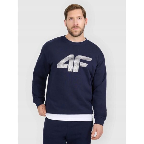Mens sweatshirt without zipper and hood 4F 4FRMM00TSWSM2479-31S