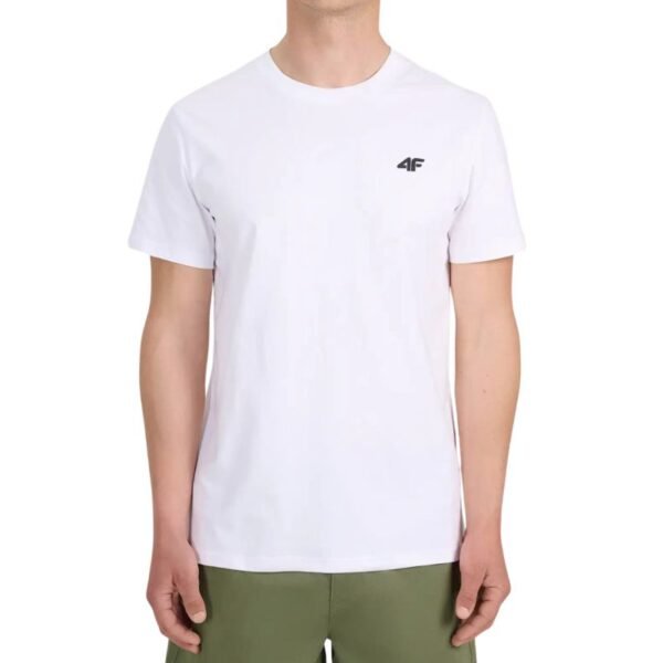 Mens T-shirt 4F M3341 white 4FWMM00TTSHM3341 10S