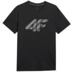 Mens T-shirt 4F M3342 deep black 4FWMM00TTSHM3342 020S - Image 2