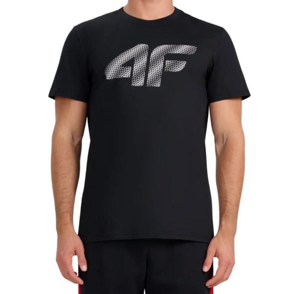 Mens T-shirt 4F M3342 deep black 4FWMM00TTSHM3342 020S