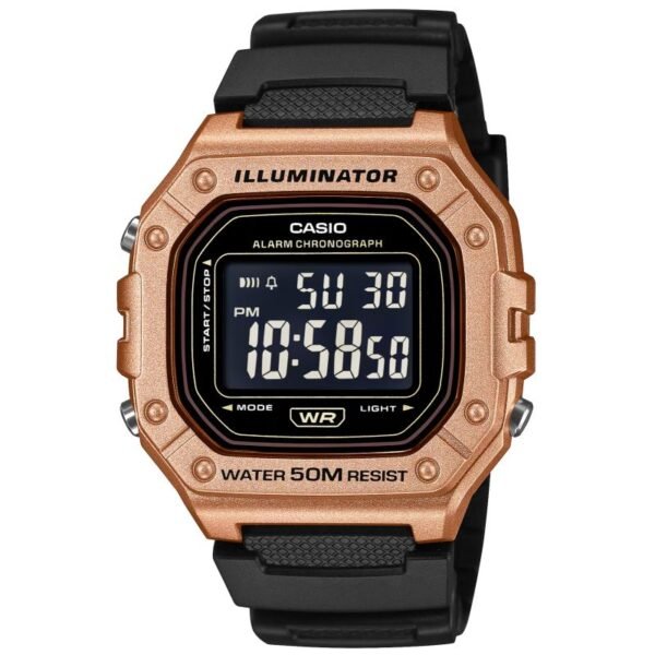 Mens Watch CASIO W-218HM-5BVDF + BOX