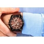 Mens Watch Giewont Chronograph Sapphire Black Brown GW8810-A3 - Image 5