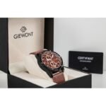 Mens Watch Giewont Chronograph Sapphire Black Brown GW8810-A3 - Image 8