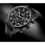 Mens Watch Giewont Chronograph Sapphire Black GW6260-A3 - Image 2