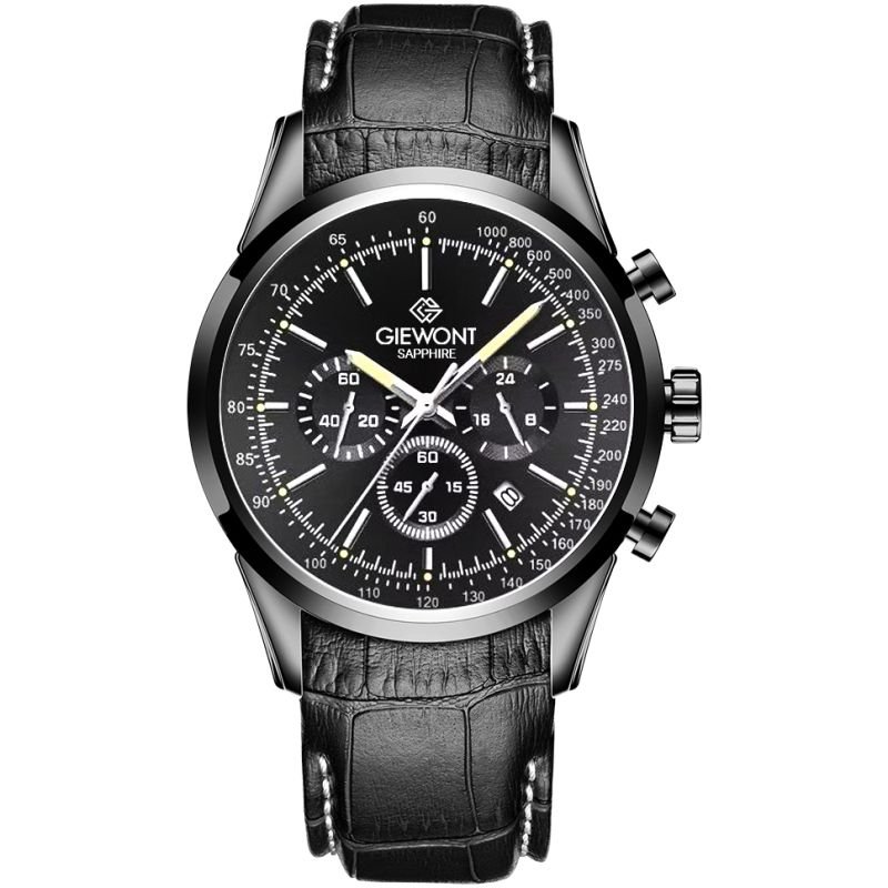 lupin-wear-ca-men-s-watch-giewont-chronograph-sapphire-black-gw7650-a4-2088628 Mens Watch Giewont Chronograph Sapphire Black GW7650-A4 - Image 1