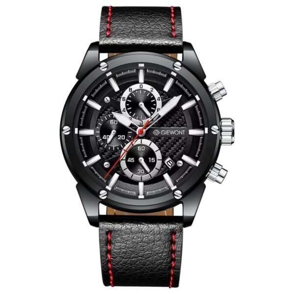 Mens Watch Giewont Chronograph Sapphire Black GW8810-A1