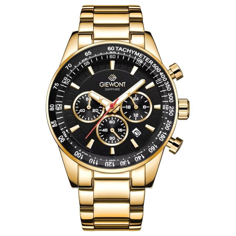 lupin-wear-ca-men-s-watch-giewont-chronograph-sapphire-gold-black-gw9140-b4-2088641 Mens Watch Giewont Chronograph Sapphire Gold Black GW9140-B4 - Image 1