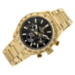 Mens Watch Giewont Chronograph Sapphire Gold Black GW9580-B4 - Image 3