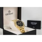 Mens Watch Giewont Chronograph Sapphire Gold Black GW9580-B4 - Image 8