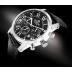 Mens Watch Giewont Chronograph Sapphire Silver Black GW6260-A2 - Image 2