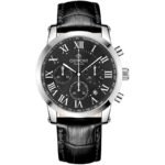 Mens Watch Giewont Chronograph Sapphire Silver Black GW6260-A2