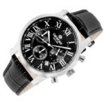 Mens Watch Giewont Chronograph Sapphire Silver Black GW6260-A2 - Image 3