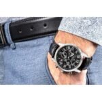 Mens Watch Giewont Chronograph Sapphire Silver Black GW6260-A2 - Image 4