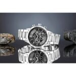Mens Watch Giewont Chronograph Sapphire Silver Black GW8510-B1 - Image 6