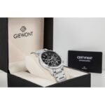 Mens Watch Giewont Chronograph Sapphire Silver Black GW8510-B1 - Image 8