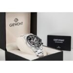Mens Watch Giewont Chronograph Sapphire Silver Black GW9140-B1 - Image 8