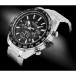 Mens Watch Giewont Chronograph Sapphire Silver Black GW9580-B1 - Image 2