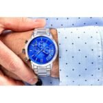 Mens Watch Giewont Chronograph Sapphire Silver Blue GW8510-B3 - Image 5