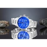 Mens Watch Giewont Chronograph Sapphire Silver Blue GW8510-B3 - Image 6