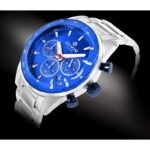 Mens Watch Giewont Chronograph Sapphire Silver Blue GW9140-B3 - Image 2