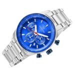 Mens Watch Giewont Chronograph Sapphire Silver Blue GW9140-B3 - Image 3