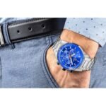 Mens Watch Giewont Chronograph Sapphire Silver Blue GW9140-B3 - Image 4