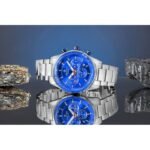 Mens Watch Giewont Chronograph Sapphire Silver Blue GW9140-B3 - Image 6