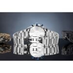Mens Watch Giewont Chronograph Sapphire Silver Blue GW9140-B3 - Image 7